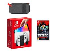 Nintendo Switch - OLED Model (White) Metroid Dread Pack