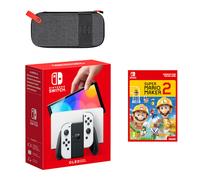 Nintendo Switch - OLED Model (White) Super Mario Maker 2 Pack
