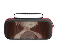 Nintendo SwitchCartoon, Girl, Rabbit, Blood Protective Carry Case for Nintendo Switch Consoles (OLED/Lite), Shockproof EVA Exterior with Game Cartridge Holder (20 Cards), Anti-Slip Handle Trav