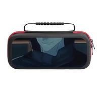 Nintendo SwitchJujutsu Kaisen Protective Carry Case for Nintendo Switch Consoles (OLED/Lite), Shockproof EVA Exterior with Game Cartridge Holder (20 Cards), Anti-Slip Handle Travel Case Organ