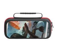 Nintendo SwitchLord of Mysteries Protective Carry Case for Nintendo Switch Consoles (OLED/Lite), Shockproof EVA Exterior with Game Cartridge Holder (20 Cards), Anti-Slip Handle Travel Case Or