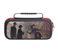 Nintendo SwitchLord of Mysteries Protective Carry Case for Nintendo Switch Consoles (OLED/Lite), Shockproof EVA Exterior with Game Cartridge Holder (20 Cards), Anti-Slip Handle Travel Case Or