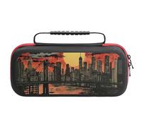 Nintendo SwitchMapping Protective Carry Case for Nintendo Switch Consoles (OLED/Lite), Shockproof EVA Exterior with Game Cartridge Holder (20 Cards), Anti-Slip Handle Travel Case Organizes C