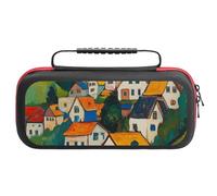 Nintendo SwitchMapping Protective Carry Case for Nintendo Switch Consoles (OLED/Lite), Shockproof EVA Exterior with Game Cartridge Holder (20 Cards), Anti-Slip Handle Travel Case Organizes C