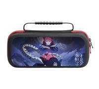 Nintendo SwitchNaruto Mobile Protective Carry Case for Nintendo Switch Consoles (OLED/Lite), Shockproof EVA Exterior with Game Cartridge Holder (20 Cards), Anti-Slip Handle Travel Case Organi