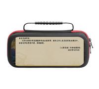 Nintendo SwitchNaruto Mobile Protective Carry Case for Nintendo Switch Consoles (OLED/Lite), Shockproof EVA Exterior with Game Cartridge Holder (20 Cards), Anti-Slip Handle Travel Case Organi
