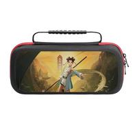 Nintendo SwitchNaruto Mobile Protective Carry Case for Nintendo Switch Consoles (OLED/Lite), Shockproof EVA Exterior with Game Cartridge Holder (20 Cards), Anti-Slip Handle Travel Case Organi