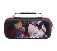 Nintendo SwitchNaruto Mobile Protective Carry Case for Nintendo Switch Consoles (OLED/Lite), Shockproof EVA Exterior with Game Cartridge Holder (20 Cards), Anti-Slip Handle Travel Case Organi