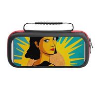 Nintendo SwitchPop Wind, Girl, Sun Protective Carry Case for Nintendo Switch Consoles (OLED/Lite), Shockproof EVA Exterior with Game Cartridge Holder (20 Cards), Anti-Slip Handle Travel Case