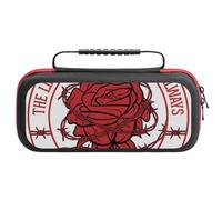 Nintendo SwitchThe Life That You Want Isn't Always Protective Carry Case for Nintendo Switch Consoles (OLED/Lite), Shockproof EVA Exterior with Game Cartridge Holder (20 Cards), Anti-Slip Hand
