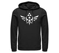 Nintendo Triumphant Triforce-P/O Mens Pullover Hoodie, Black, XXXL