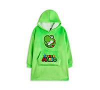 Nintendo Unisex Kids Green Yoshi Blanket Hoodie - 6-8 Years