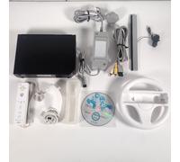 Nintendo Wii Console Black Bundles RVL-001 PAL Full Set Up Mario Kart Sports