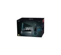 Nintendo Wii Console (Black) with Wii Sports + Wii Sports Resort and Motion Plus Controller (Wii)