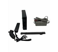 Nintendo Wii Console (Black) with Wii Sports + Wii Sports Resort and Motion Plus Controller (Wii)