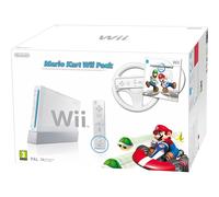 Nintendo Wii Console (White) with Mario Kart