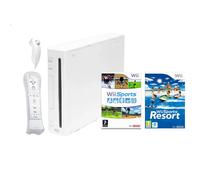Nintendo Wii Console (White) with Wii Sports + Wii Sports Resort including Wii Remote Plus Controller (Wii)