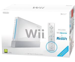 Nintendo Wii Console (White) with Wii Sports + Wii Sports Resort including Wii Remote Plus Controller (Wii)