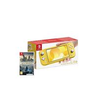 Nintendo Yellow Console With & Hogwarts Legacy Blue