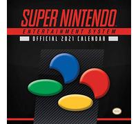 Nintengo SNES 2021 Wall Calendar Unisex C21003