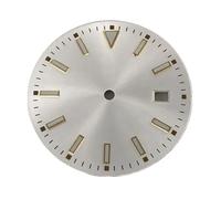 Nintens 1pc 28.5mm/33.5mm Sterile Dial Watch Parts Luminous Fit NH35 Movement(07,33.5mm)