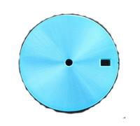 Nintens 1pc 28.5mm Sterile Blank Watch Dial Black Sliver Gold Blue Faces for NH35 NH36 Movement 3 O'clock Crown(5)