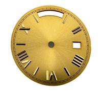 Nintens 1pc 28.5mm Sterile Dial Roman Numerals Blue Yellow Green White Fit ST1644 Movement(07)