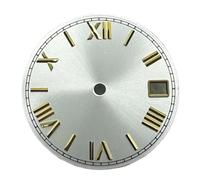 Nintens 1pc 28.5mm Sterile Dial Watch Parts Fit NH35/NH36 Movement Black Green Yellow Blue White Red(06)