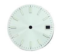 Nintens 1pc 28.5mm Watch Dial Face Date Window Green Luminous Black White Blue Red Grey Fit NH35 NH35A NH36 Automatic Movement Accessories(6)