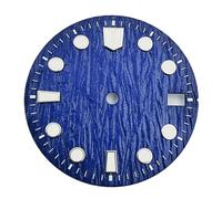 Nintens 1pc 28.5mm Watch Dial for NH34 NH35 NH35A with Date Window Luminous Watch Faces Fit 3.0 O Clock 3.8 O Clock Automatic Movement(Dial 7)