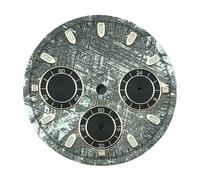 Nintens 1pc 29.8mm Sterile Dial Luminous Black Withe Gray Blue Gold Orange Fit VK63 Quartz Movement(03)