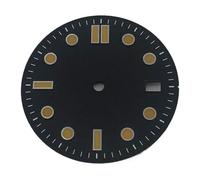 Nintens 1pc 31mm Dial Fit Luminous NH35/NH36 Movement Green White Black White Blue Watch Parts(01)