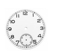 Nintens 1pc ETA6498 Sterile 37mm Watch Dial Green Luminous Fit ETA6498 ST3621 Movement Watch Accessories Parts(Black)