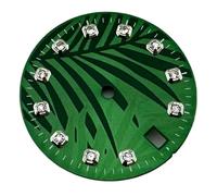 Nintens 1pc Watch Parts 28.5mm Sterile Dial Fit NH35 Movement Fit 3 O'clock Crown 3.8 O'clock Crown Black Blue Green Gray White Yellow(01)