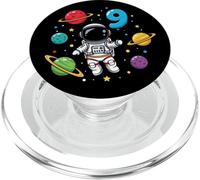 Ninth Birthday Astronaut Planets 9th Cute Adorable Space PopSockets PopGrip for MagSafe