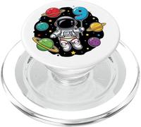 Ninth Birthday Astronaut Planets 9th Cute Adorable Space PopSockets PopGrip for MagSafe