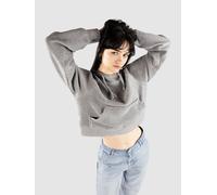 Ninth Hall Boxy Crop Reverse Terry Hoodie grey XS