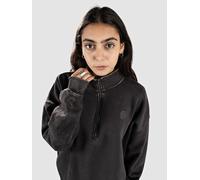 Ninth Hall Fundamentals Sheena Half-Zip Sweater washed black M