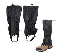 NINVVS 1 Pair of Outdoor Gear, Waterproof Gear, Desert Shoe Cover, Snow Cover, Foot Cover for Hiking, Hiking, Mountaineering, Skiing Unisex (Black)