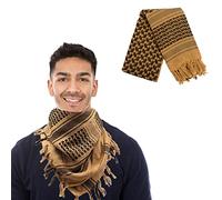 NINVVS 1 piece of khaki scarf, cotton triangle scarf, dustproof, sunscreen and breathable, available for men and women, suitable for desert and skiing