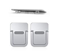 NINVVS 2pcs Laptop Stand, Foldable Stand, Self-Adhesive, Ergonomic, Invisible Computer Stand, Compatible with Many Laptops (Silver)