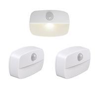 NINVVS 3 Pieces Sensor Cabinet Light, Hand Brush Night Light, Decorative Lighting for Bedroom, Hallway, Kitchen (Warm Light)