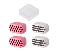 NINVVS 4 PCS jaw Muscle Trainer, Face, Neck Chewing Tool, Double Chin Exercise, Facelift, Jaw Shaper, Face Trainer for Men, Women.（Pink，White）