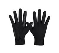 NINVVS Adult Unisex Black Touch Screen Winter Non-Slip Outdoor Sports Driving Cycling Windproof Gloves, M Size