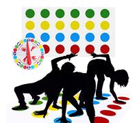 NINVVS Twisting Game Balance Floor Play Mat; Family Fun for Kids & Adults, 2-4 Players