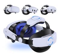 NinxGloy VR Head Strap Compatible with Oculus/Mate Quest 2, Replacement for Elite Strap, Black-without Battery