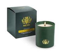 NIOBI Suede Kissed Peonies Luxury Scented Candle | Hand-Poured Coconut-Rapeseed Wax | Peony, Suede & Amber | 250g
