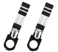 NIOIPXA Luggage Straps,2 PCS Luggage Strap Jacket Gripper,Adjustable Add-A-Bag Suitcase Belts with Hat Clip & Water Bottle Carrier for Hiking,Travel (Black)