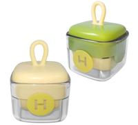 NIOIPXA Mini Lint Roller,Washable Sticky Roller Reusable Lint Remover Portable Pet Hair Remover for Clothes,Travel Household (Green+Beige)