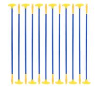 NIOMICO 12Pcs Suction Cup Arrows, Replacement Arrows with 16.54 Inch Long for Kids, Well-balanced Lightweight Reusable Kids Archery Toy Accessories, Blue